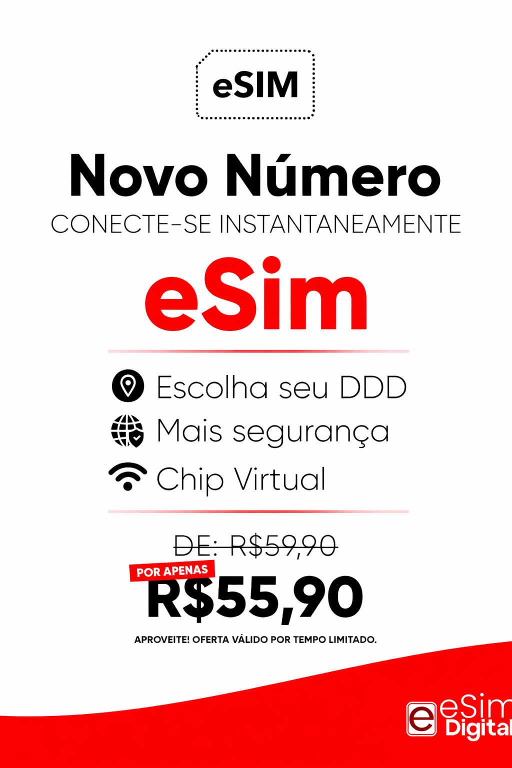 eSIM - Chip Virtual - Claro